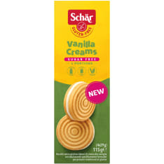 Schär Vanilla Cream 115 g sokeriton täytekeksi