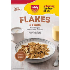 Schär Flakes & Fibre gluteeniton 300 g kuitupitoiset hiutaleet