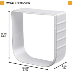 Ferplast Swing 3/5 valkoinen jatko-osa