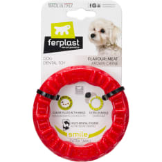 Ferplast Smile red dog ring toy