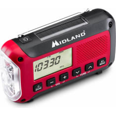 Midland ER250BT punainen/musta hätäradio