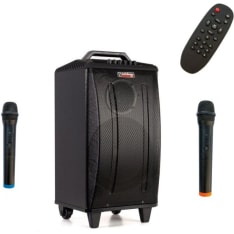 AudioDesignPRO M3 12WL battery powered BT speaker and two wireless microphones
