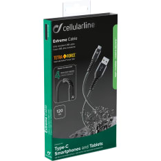 Cellularline Tetra Force 1,2m USB/USB-C kaapeli