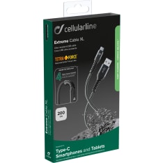 Cellularline Tetra Force 2m USB/USB-C kaapeli