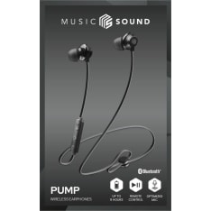 MusicSound Pump bluetooth kuulokkeet musta