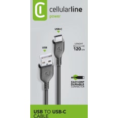 Cellularline 1.2m USB/USB-C kaapeli
