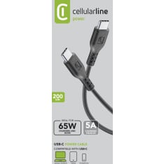 Cellularline 5A 2m USB-C/USB-C kaapeli