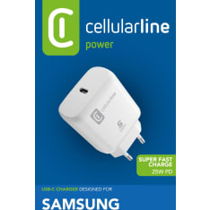 Cellularline Super Fast 25W USB-C Samsung laturi