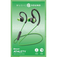 MusicSound Athlety bluetooth urheilukuulokkeet vihreä