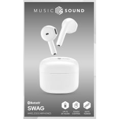 MusicSound Swag TWS bluetooth kuulokkeet valkoinen