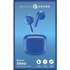 MusicSound Swag TWS bluetooth kuulokkeet sininen