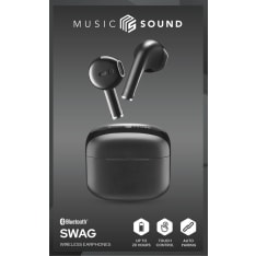 MusicSound Swag TWS bluetooth kuulokkeet musta