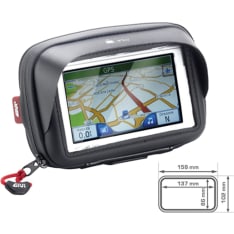 Givi älypuhelin/GPS tasku iPhone 6 ohjaustankokiinnityksellä