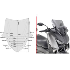 GIVI SPOILER YAM. X-MAX 300 (2017)