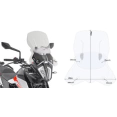 GIVI WINDSCREEN KTM 390/790 ADVENTURE