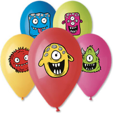 Gemar Balloons 5 pcs monster balloon