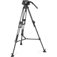 Manfrotto 509 + 645 Fast Twin MS 2in1 jalustakit