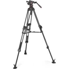 Manfrotto Video Nitrotech 612 + 645 Fast Twin MS alumiini jalustasetti