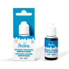 Decora blue chocolate color