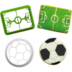 Cookie cutters, football