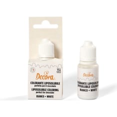 Decora 15g white fat-soluble chocolate colour