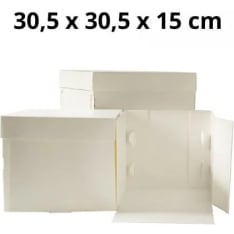 Decora 30,5x30,5x15cm cake box
