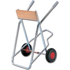 Outboard Motorhome Stand on Wheels