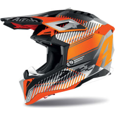 Airoh Aviator 3 Wave orange matte cross helmet
