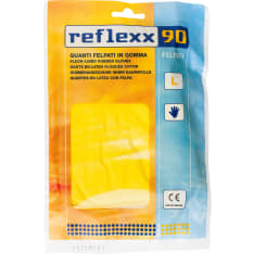 Reflexx L rubber gloves