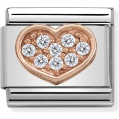 Nomination Classic 430302/13 heart rich piece
