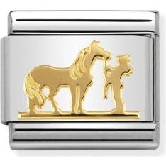 Nomination Composable Classic Horse and Rider pendant