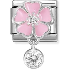 Nomination Classic 331814/03 flower/round pala