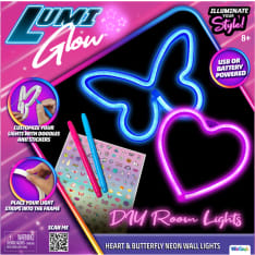 WeCool iLY DIY Heart & Butterfly Neon Wall Lights seinävalo