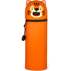 Legami 2-In-1 silicone pencil case - kawaii - tiger