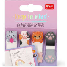 Legami Keep in mind adhesive pagemarkers kitty