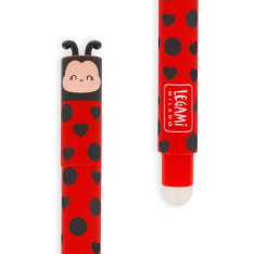 Legami leppäkerttu pyyhittävä geelikynä