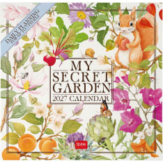 Legami Wall Calendar 2027 - My Secret Garden 30x29