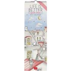 Legami Wall Calendar 2027 - Sketchy Cats 16x49