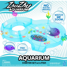 Zhu Zhu Pets Fish Aquarium Starter Set riutta ja kala leikkisetti