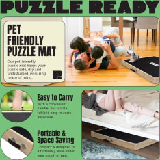 Puzzle Ready - Kallistettava puinen palapelilauta, 1500 palan palapeleille