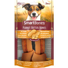 Smartbones peanut butter medium 2 kpl koiran puruluu