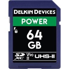 Delkin Power 2000X UHS-II U3 (V90) 64GB SDXC muistikortti