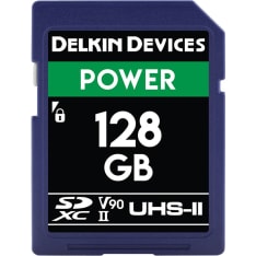 Delkin Power 2000X UHS-II U3 (V90) 128GB SDXC memory card