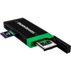 Delkin Cardreader CFexpress Type B & SD UHS-II (Type C to C & Type C to A Cables)