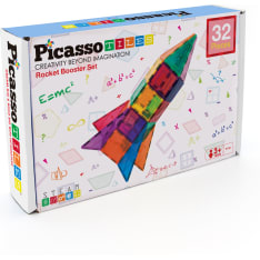 Picasso Rocket Booster Magnetic Tiles 32-osainen magneettinen rakennussarja