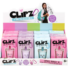 Clipz Boba Tea Bag Tag clip-on decoration (assortment)
