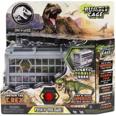Jurassic Rebirth Battles Rumble Cage