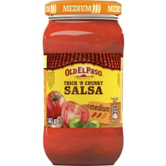 Old El Paso Thick'n Chunky Salsa Medium 340g salsa