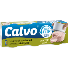 Calvo 3x65/52 g oliiviöljyssä tonnikala
