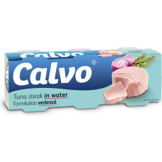Calvo 3x80/52 g vedessä tonnikala